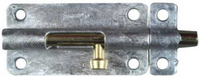 N151-894 4 in. Galvanized Barrel Bolt