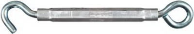 N221-903 0.5 x 17 in. Hook & Eye Turnbuckle, Zinc