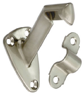 N325-548 Heavy Duty Handrail Bracket, Satin Nickel