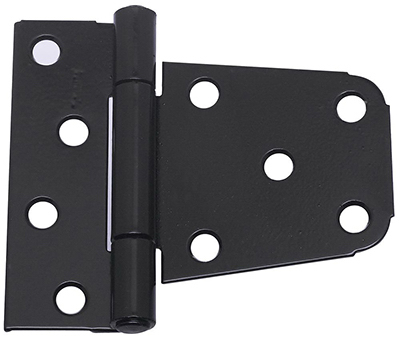 N220-129 3.5 in. Heavy Duty Gate Hinge, Black