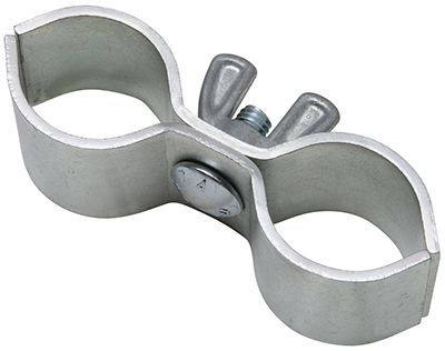 N344-630 1.63 in. Pipe Clamp, Zinc