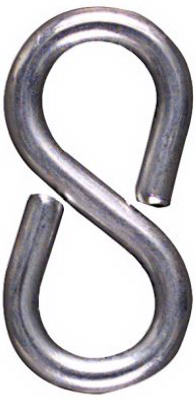 N121-350 No.811, 1.25 in. Closed S Hook, Pack - 5
