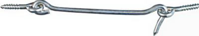 N226-381 6 in. Hook & Eye, Zinc Plated