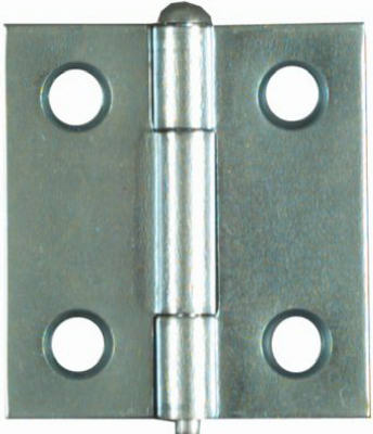 N141-739 1.5 x 1.44 in. Zinc Light Narrow Hinge - 2 Pack