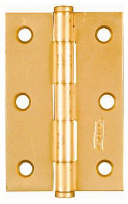 Stanley N146-852 3 in. Dull Brass Cabinet Hinge44; 2 Pack