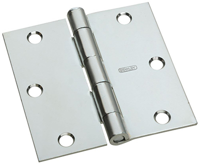 N830-196 3 in. Zinc Door Hinges -  National Hardware