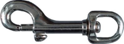 N222-588 0.5 x 3 in. Nickel Bolt Snap