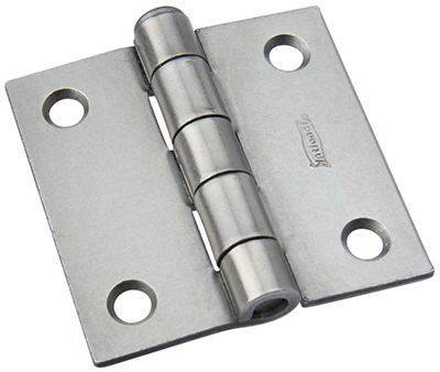 N139-659 2 in. Plain Steel Removable Pin Broad Hinge