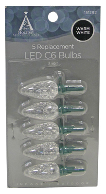 11205-88 HW Warm White C6 LED Replacement Bulb