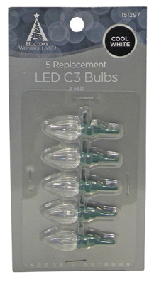 11223-88 HW C3 Cool White LED Replacement Bulb- 5 Pack