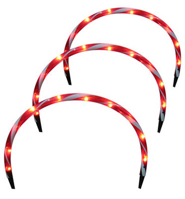 Noma Inliten V21260 88 Lighted Candy Cane Arch Pathway Markers 3 Count