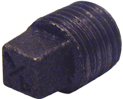 B-PLG05 0.5 in. Black Pipe Plain Plug