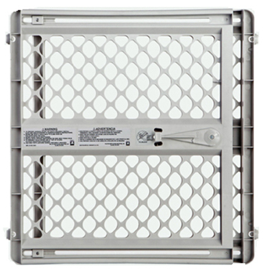 Picture of North States 8625 Plastic Pet Gate&#44; Light Gray