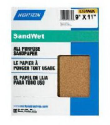 Picture of Norton 07660748110 9 x 11 in. Wet Sanding Sheets- 5 Pack