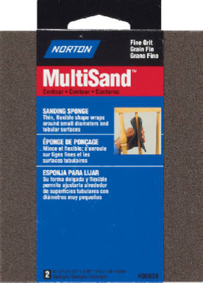Picture of Norton 07660700937 Extra Fine Grit, Contour Sanding Sponge, 2 Pack