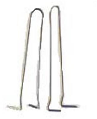 33979 0.75 x 6 in. Copper Pipe Hook, 6 Pack