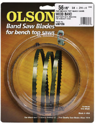 55356 6 TPI. Bench Top Band Saw Blade - 0.25 Wide x 56.12 Long in -  OLSON SAW, 880377