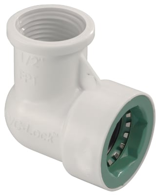 33775 0.50 in. PVC Lock x 0.50 in. Female Pipe Thread Elbow