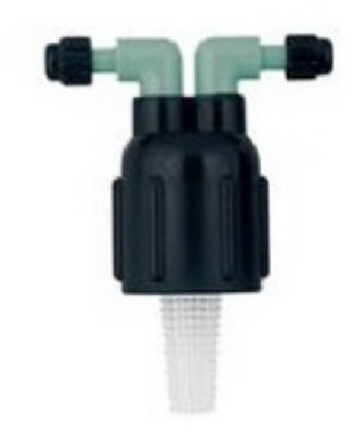 67030 Bi-Manifold, Two 0.25 in. Barbed Ports With Threads