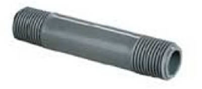 38083 0.5 x 3 in. PVC Riser Nipple