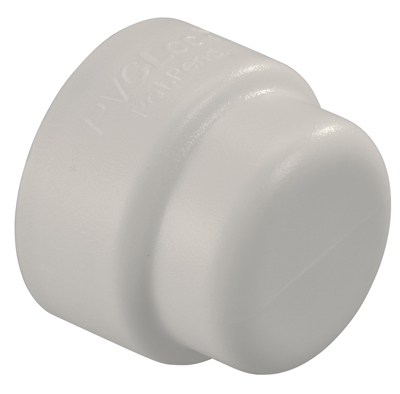 35680 1 in. PVC Lock End Cap