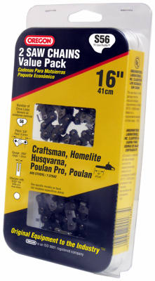 S56T 16 in. Low Profile Xtraguard Premium C-Loop Chain, Pack - 2