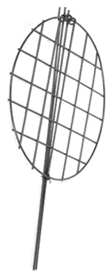 84170 12 x 18 in. PVC Coated Plant Support Grow Thru Ring