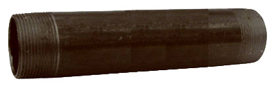 NB-0350 0.38 x 5 in. Black Nipple