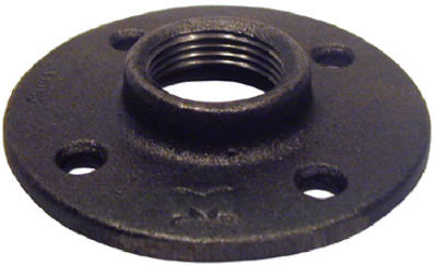 B-FLF05 0.5 in. Black Floor Flange