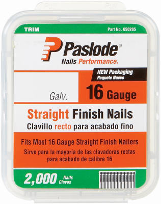 650287 2.5 in. Finish Nail- 16 Gauge