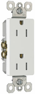 Picture of Pass & Seymour 885TRWCP7 Decorator Outlet- 15A- White - 10 Pack