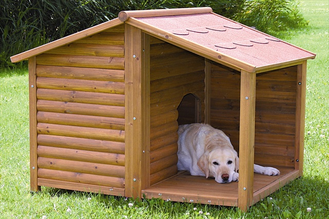 Picture of TRIXIE Pet Products 39512 Rustic Dog House- Large