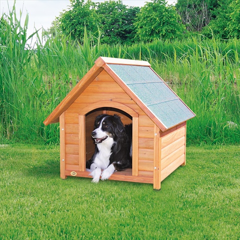 Picture of TRIXIE Pet Products 39531 Log Cabin Dog House&#44; Medium