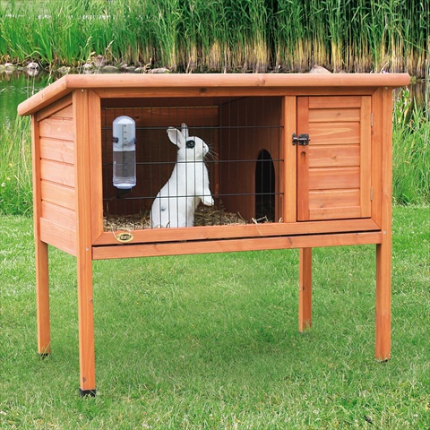 Picture of TRIXIE Pet Products 62371 1-Story Rabbit Hutch- Medium