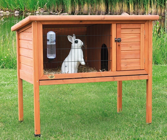 Picture of TRIXIE Pet Products 62372 1-Story Rabbit Hutch- Large