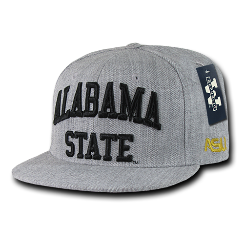 W Republic Game Day Fitted Alabama State, Heather Grey - Size 6.88