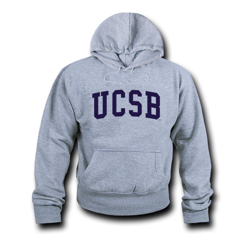 W Republic Game Day Hoodie UCSB, Heather Grey - 2XL