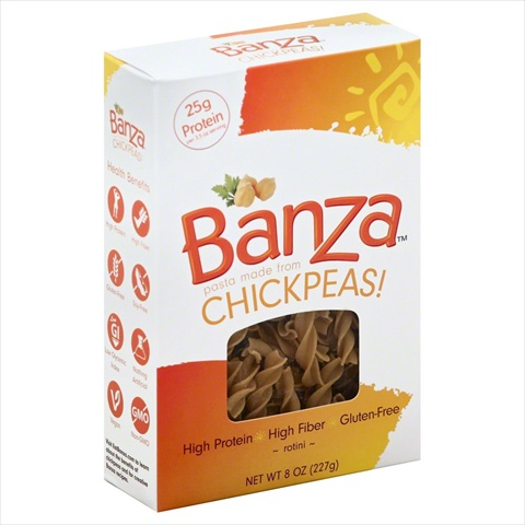 Picture of BANZA PASTA CHICKPEA ROTINI-8 OZ -Pack of 6