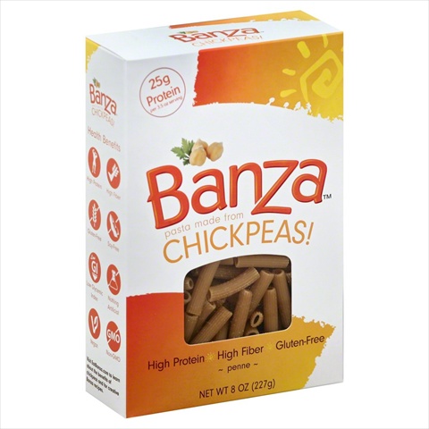 Picture of BANZA PASTA CHICKPEA PENNE-8 OZ -Pack of 6