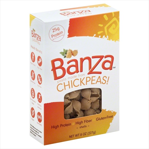 Picture of BANZA PASTA CHICKPEA SHELLS-8 OZ -Pack of 6