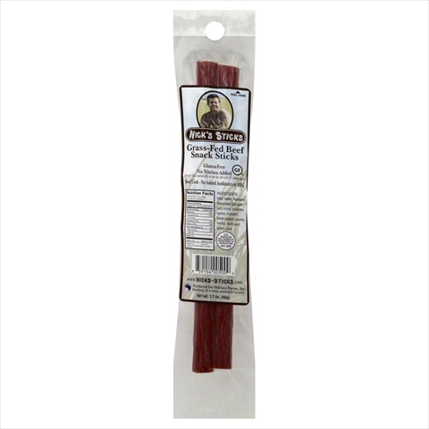 Picture of NICKS STICKS SNACK BEEF STX GRASS FED-1.7 OZ -Pack of 25
