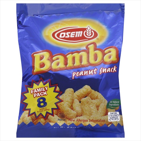 Picture of OSEM PEANUT BAMBA MULTIPACK-0.7 OZ -Pack of 6