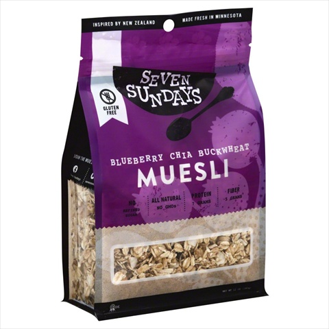 Picture of SEVEN SUNDAYS MUESLI BLRY CHIA BUKWT GF-12 OZ -Pack of 6