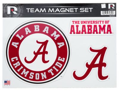 Picture of Collegiate TMS150101 Team Magnet Set - University of Alabama