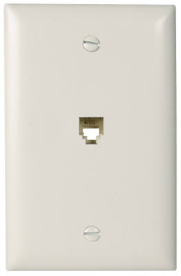 TPTE1WCC12 Wall Plate- 1 Gang- White