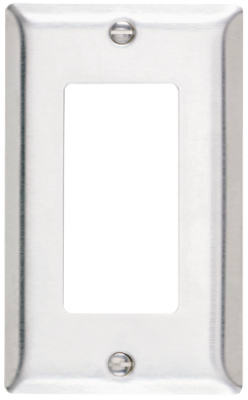 Picture of Pass & Seymour SS26CC25 Stainless Steel Wall Plate- 1 Gang