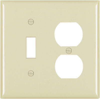 Pass & Seymour Legrand TP18-I 2-Gang Combination Toggle Switch Du detailed image 2