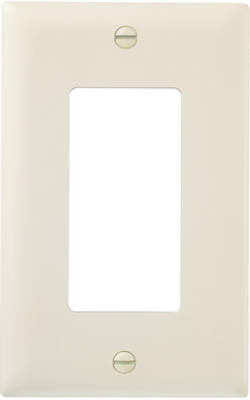 TP26LACC100 Wall Plate- 1 Gang- Light Almond