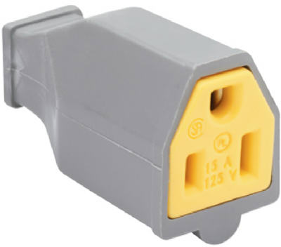 Picture of Pass & Seymour SA993GRYCC10 Connector- 15A- Gray