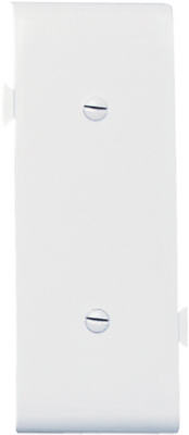 PJSC14W Blank Center Section Sectional Nylon Wall Plate- White